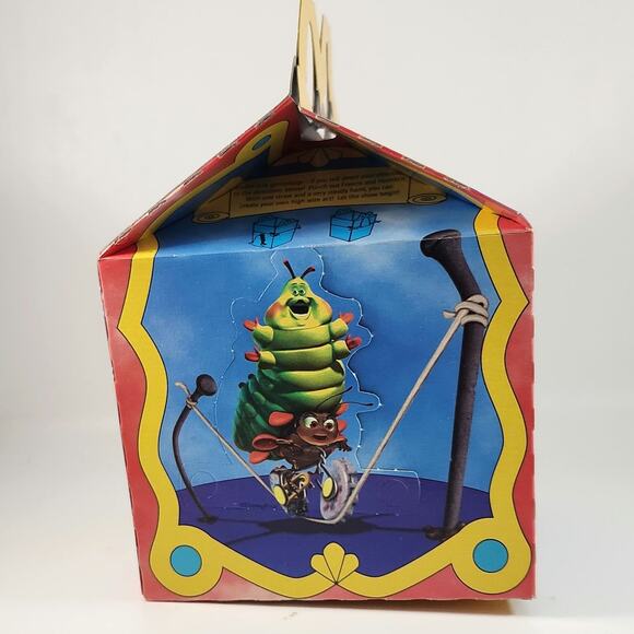 Vintage 1998 McDonald’s Happy Meal Box – Disney Pixar A Bug’s Life Circus Theme - Picture 6 of 10